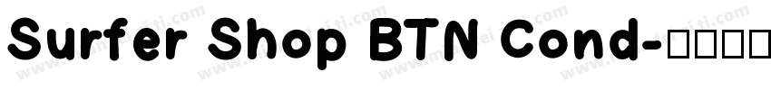 Surfer Shop BTN Cond字体转换